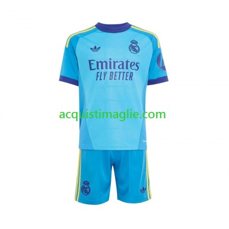 Divisa di Calcio Real Madrid Portiere Bambino Trasferta 2026/2027